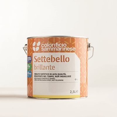 Settebello Brillante Smalto Sintetico Per Legnoferro