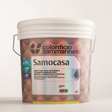 Samocasa è una pittura traspirante anticondensa lavabile per interni