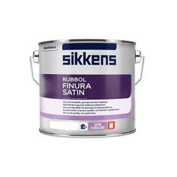 Rubbol Finura Satin - Sikkens - Smalto sintetico satinato per legno e ferro di ottima qualità	