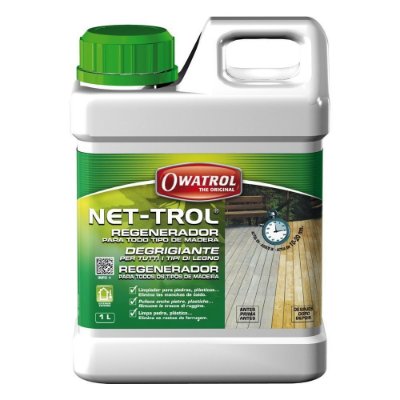 Net -Trol - potente detergente che pulisce il legno senza danneggiare il colore rimuovendo lo sporco e le tracce residue di ruggine - Owatrol
