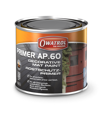 Primer antiruggine opaco Owatrol AP.60 - Owatrol AP.60 è un primer anti-corrosione, con pigmenti selezionati, che penetra in profondità eliminando aria ed umidità, bloccando cosi il processo di corrosione della ruggine al miglior prezzo
