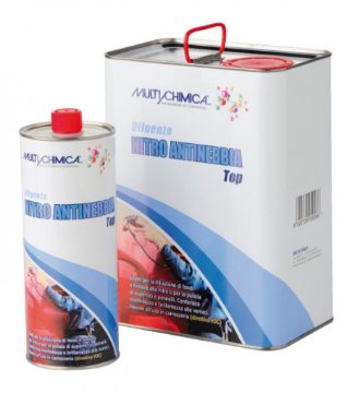 Diluente Nitro Antinebbia - Multichimica  Prodotto idoneo alla diluizione di fondi e finiture lucide e opache alla nitro, nitrosintetiche e sintetiche a rapida essicazione.