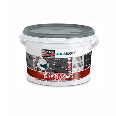 rubson-aquablock-silocone -liquido- grigio-5kg