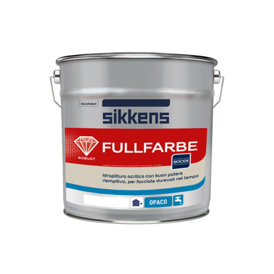 idropittura riempitiva acrilica per muri esterni - Fullfarbe - Sikkens