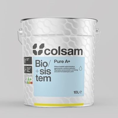 Idropittura lavabile igienizzante antimuffa - Biosistem Pure A+ - Colsam