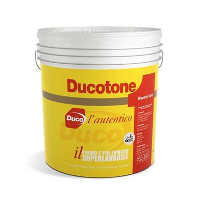 Ducotone classico è un'idropittura superlavabile per muri interni ed esterni	