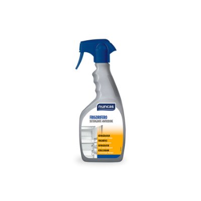 Detergente antiodore per pulire ed igienizzare sia l’interno che l’esterno del frigorifero. 