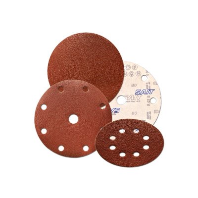 Dischi autoaggrappanti di carta abrasiva disponibile in varie grane per metallo, legno e carrozzeria