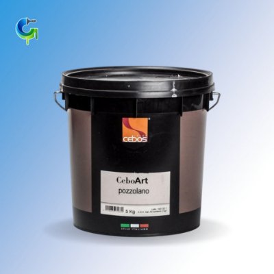 Immagine di CEBOART POZZOLANO - rivestimento decorativa effetto cemento liscio o casserato