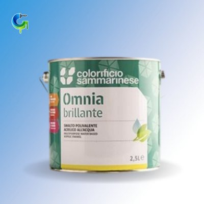 Immagine di Omnia BRILLANTE - smalto all'acqua per legno, ferro e plastica