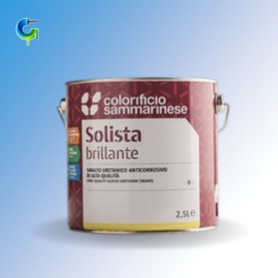 Immagine di Solista BRILLANTE- smalto a solvente anticorrosivo per ferro e legno