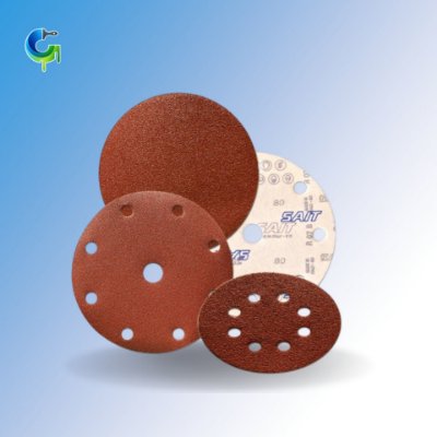 Immagine di SAITAC D-VEL AW-D - disco autoaggrappante abrasivo per metallo, legno e carrozzeria - 8 fori