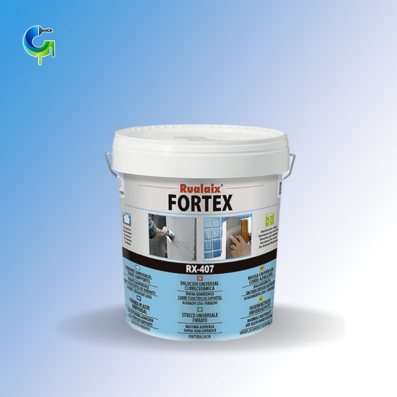 Immagine di  RUALAIX FORTEX RX-407 - stucco universale fibrato per interno ed esterno