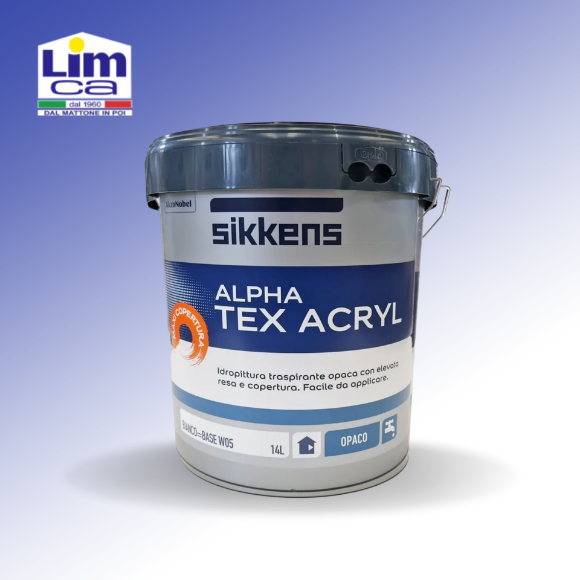 Immagine di ALPHA TEX ACRYL - idropittura murale traspirante opaca